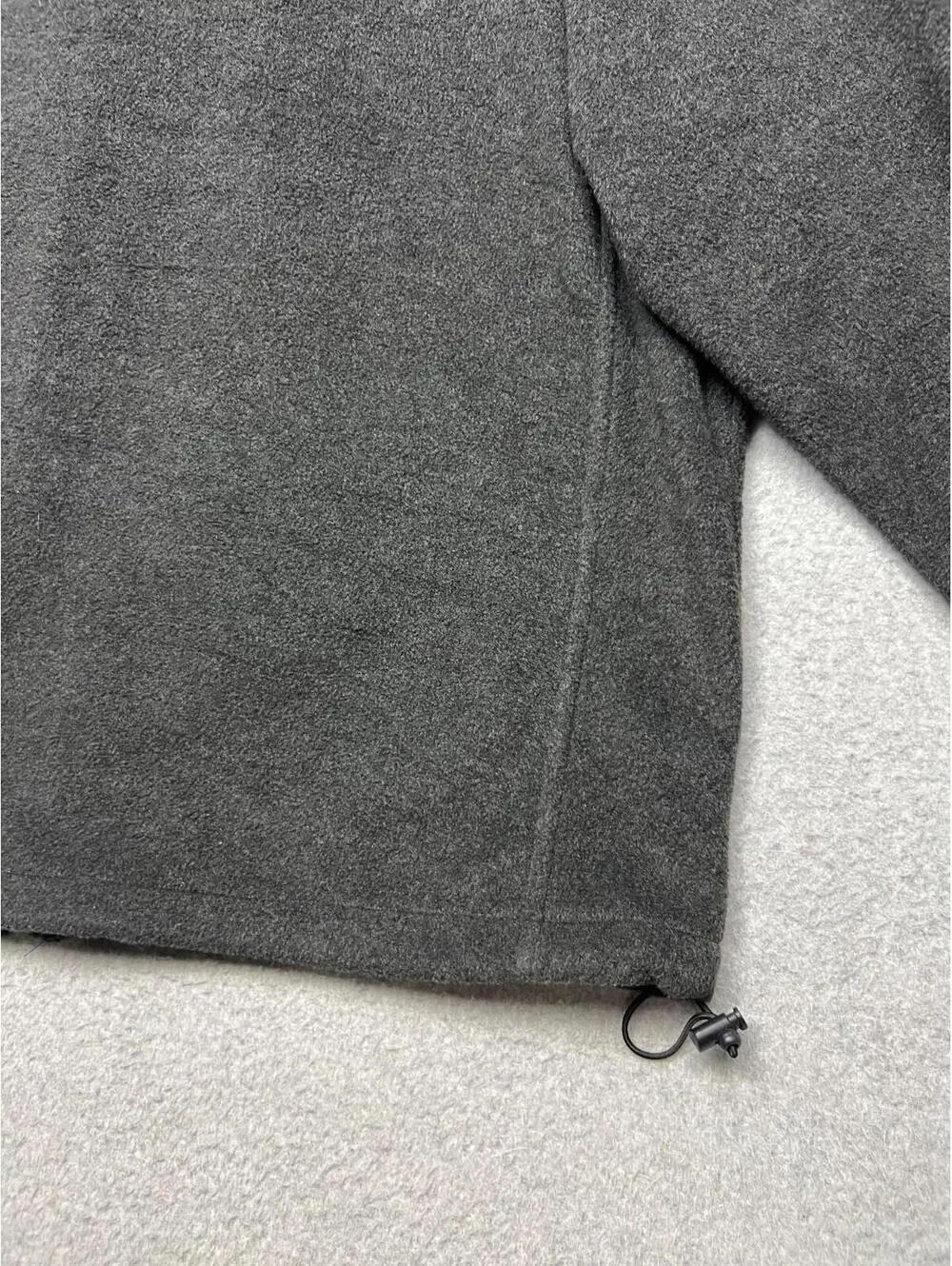 American Eagle Fleece Jacket Mens 3Xl Full Zip Gray Comfort Sweater Casual